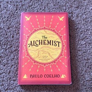 The Alchemist book by Paulo Coelho!